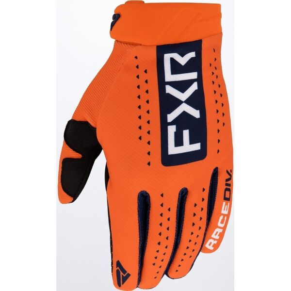 fxr reflex guanti motocross blu arancione 2xl