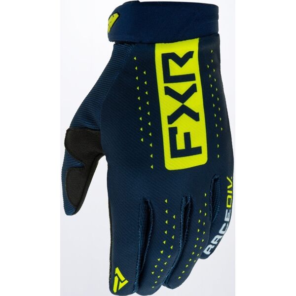 fxr reflex guanti motocross blu giallo 2xl