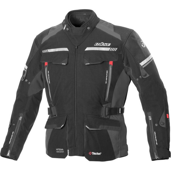 büse highland 2 giacca tessile moto nero grigio 10xl