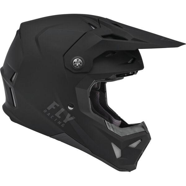 fly racing formula cp solid casco motocross nero xs