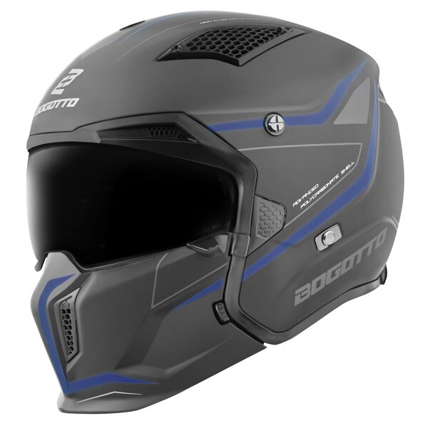 bogotto radic wn-st casco nero blu m