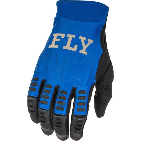 fly racing evolution guanti motocross nero blu m