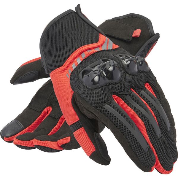 dainese mig 3 air tex guanti moto nero rosso xs