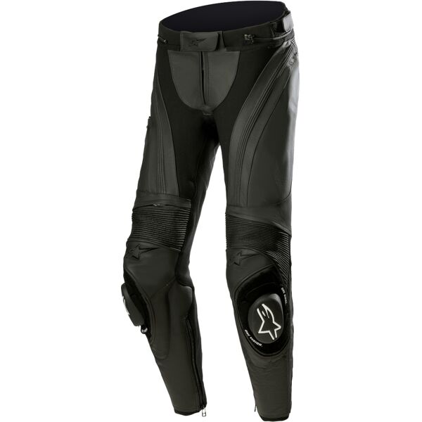 alpinestars stella missile v3 pantaloni da donna in pelle da moto nero 50