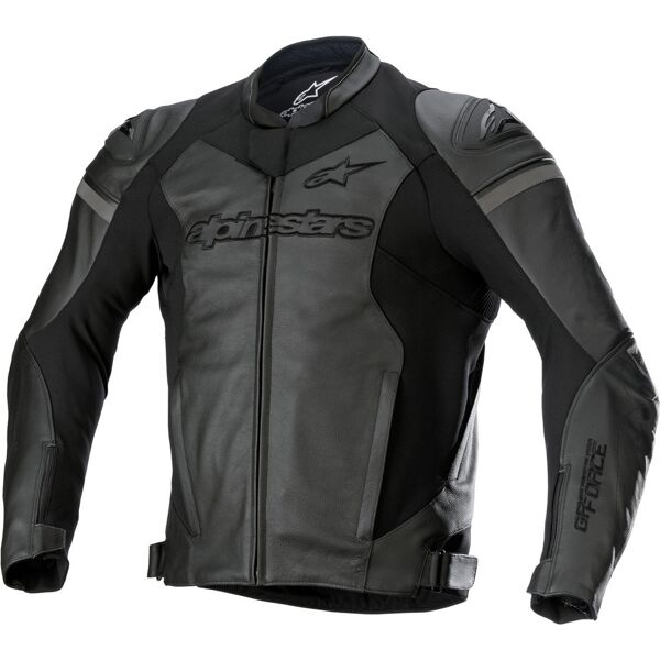 alpinestars gp force giacca in pelle per moto nero 48