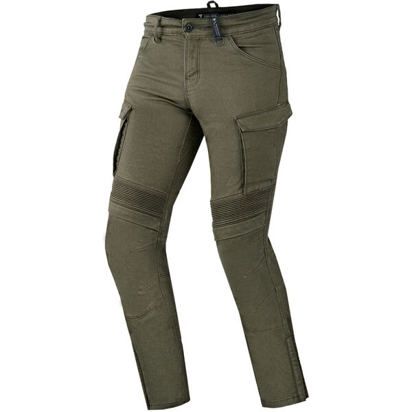 shima giro 2.0 pantaloni tessili moto verde marrone 38