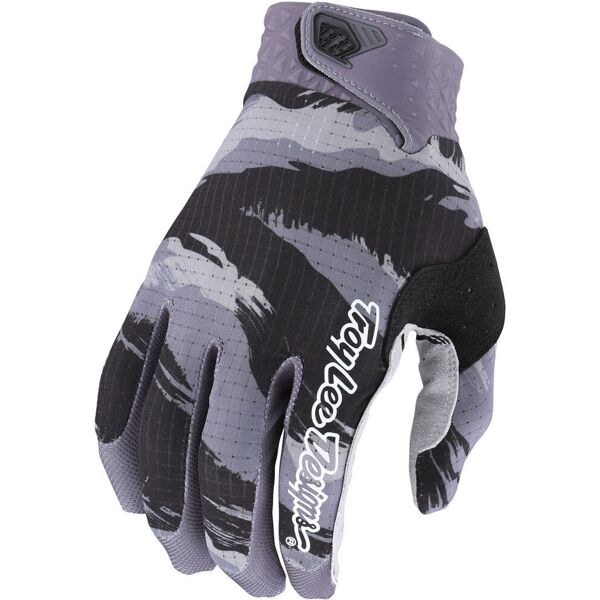 lee air brushed camo guanti motocross nero grigio s