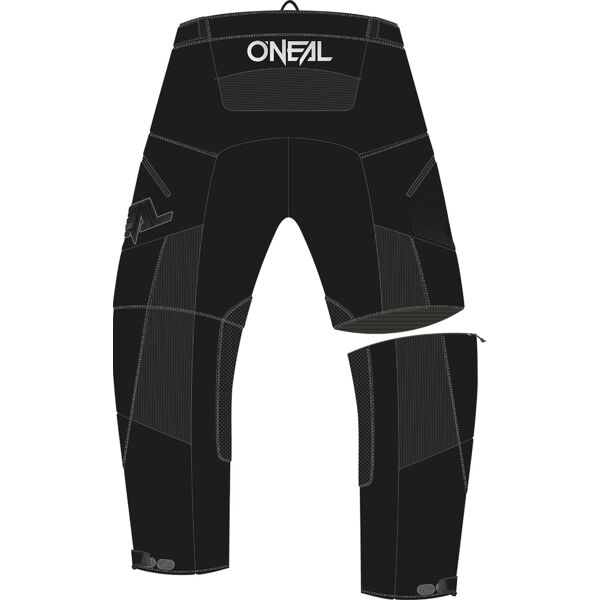 oneal apocalypse pantaloni motocross donna nero 36