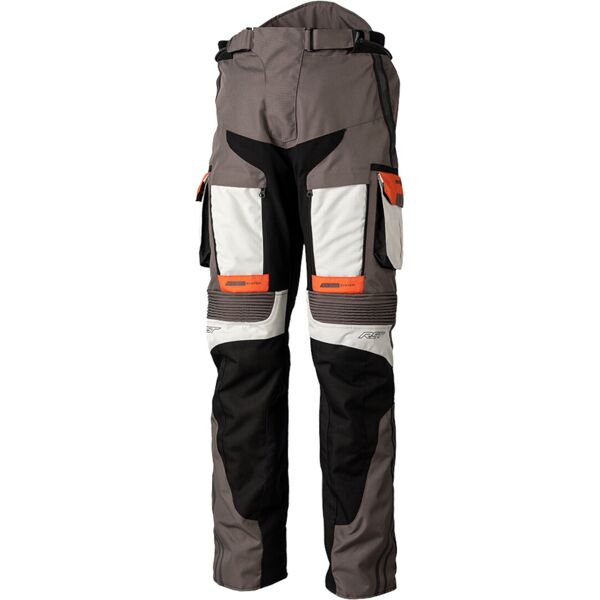 rst pro series adventure-xtreme pantaloni tessili moto grigio arancione s