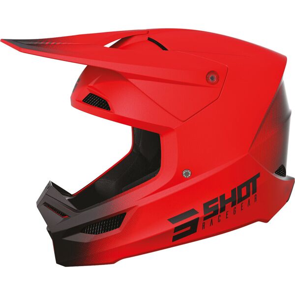 shot race draw casco motocross rosso 2xl