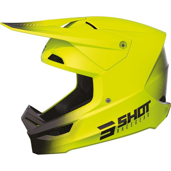 shot race draw casco motocross giallo m