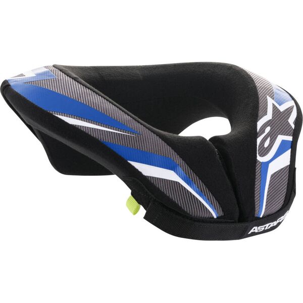 alpinestars sequence youth motocross neck guard nero blu l xl