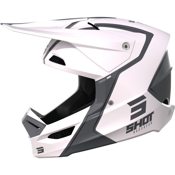 shot furious reflex casco motocross grigio bianco 2xl