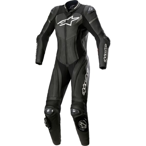 alpinestars stella gp plus abito da donna in pelle da moto da 1 pezzo nero bianco 38