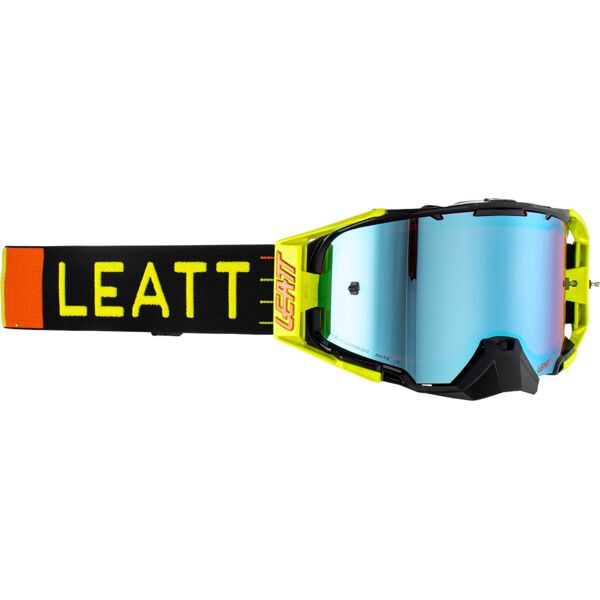 leatt velocity 6.5 light iriz occhiali da motocross blu unica taglia