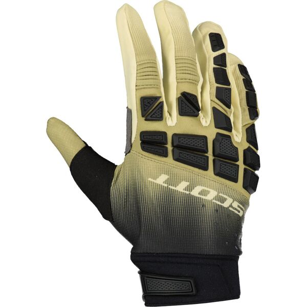 scott x-plore pro guanti motocross nero beige xl