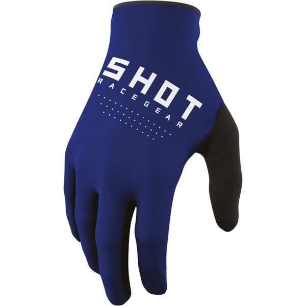 shot draw guanti da motocross per bambini blu 10/11