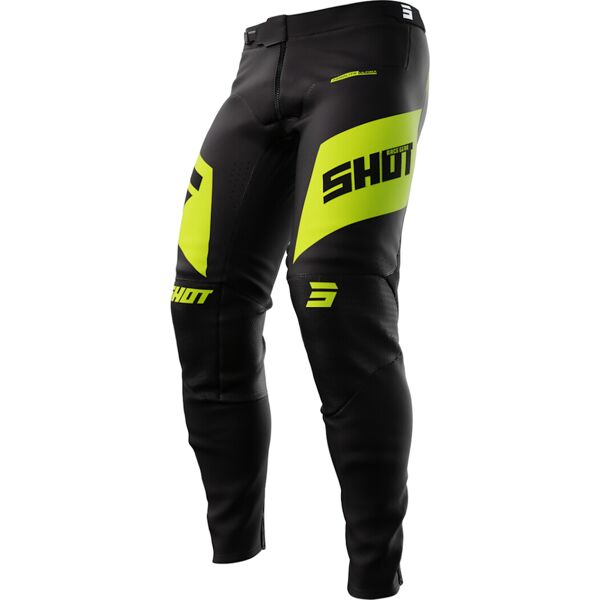 shot aerolite ultima pantaloni motocross nero giallo 40