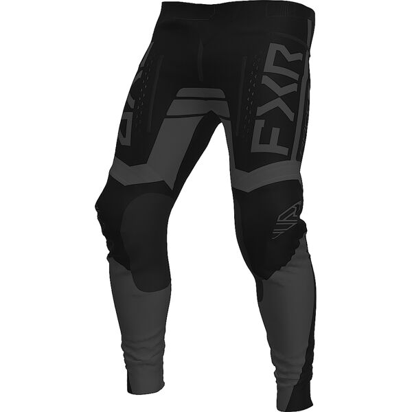 fxr contender off-road pantaloni motocross nero grigio 28