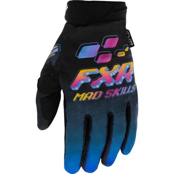 fxr reflex 2023 guanti da motocross rosa blu xl