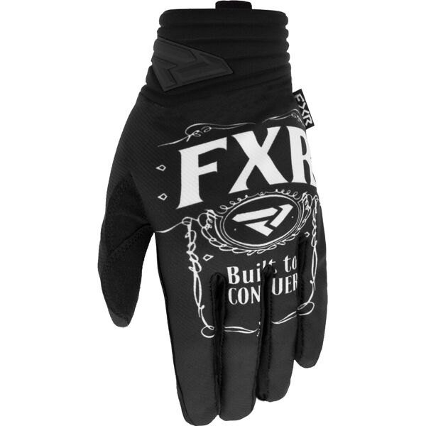 fxr prime conquer guanti motocross nero bianco xl