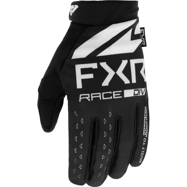 fxr reflex 2023 guanti da motocross per bambini nero bianco s