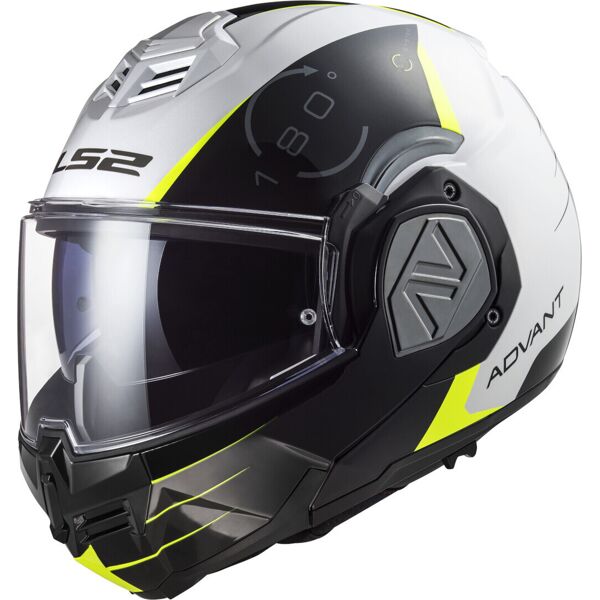 ls2 ff906 advant codex casco nero bianco s