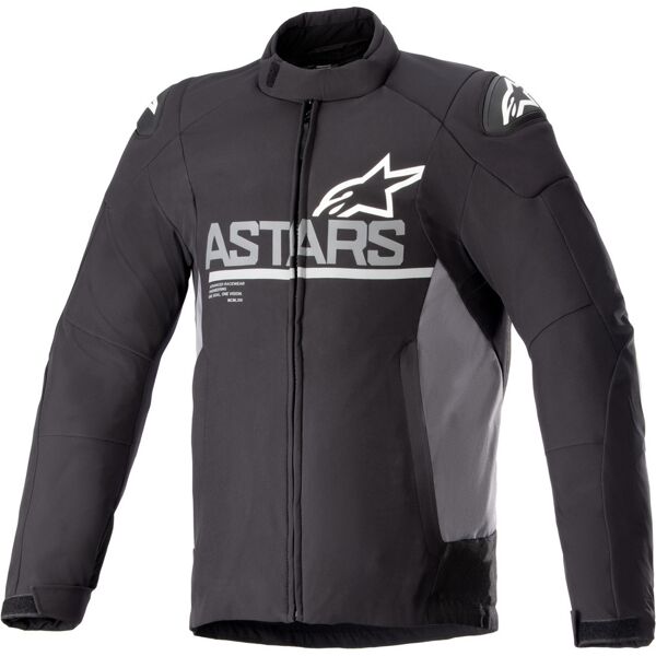 alpinestars smx giacca tessile moto impermeabile nero grigio xl