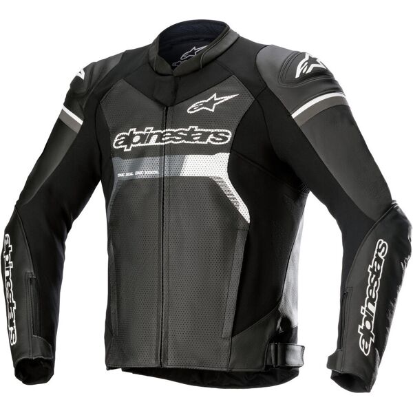 alpinestars gp force airflow giacca in pelle moto nero 56