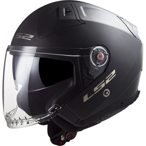 ls2 of603 infinity ii solid casco jet nero 3xl