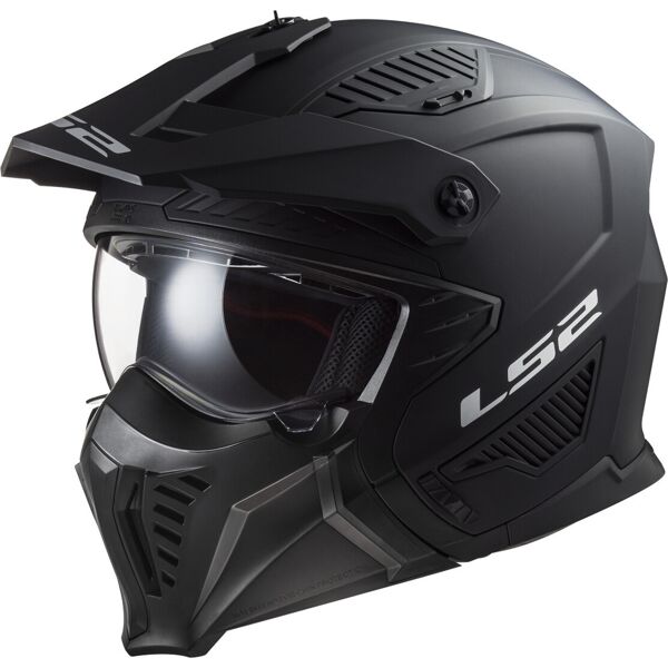 ls2 of606 drifter solid casco nero l