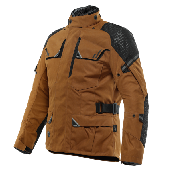 dainese ladakh 3l d-dry giacca tessile moto nero marrone 54