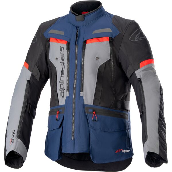 alpinestars bogota pro drystar® impermeabile moto tessile giacca blu m