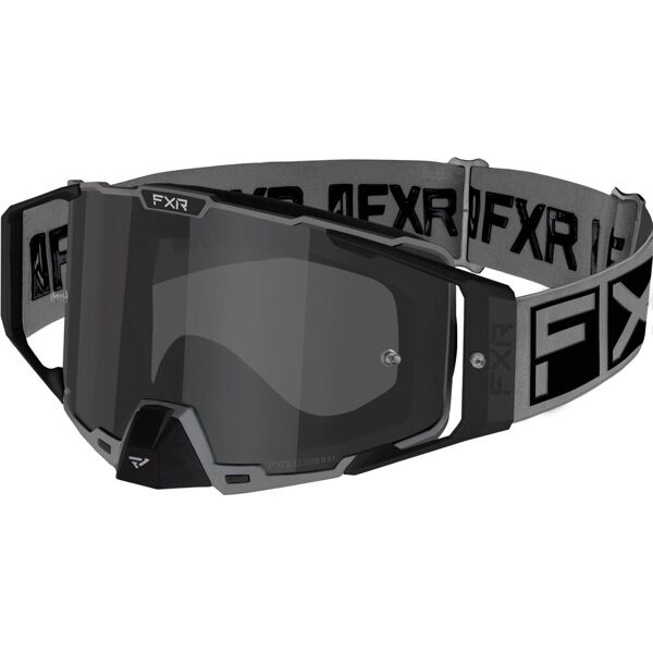 fxr pilot 2023 occhiali da motocross grigio unica taglia