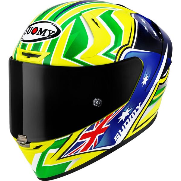 suomy sr-gp top racer 2023 casco verde giallo s