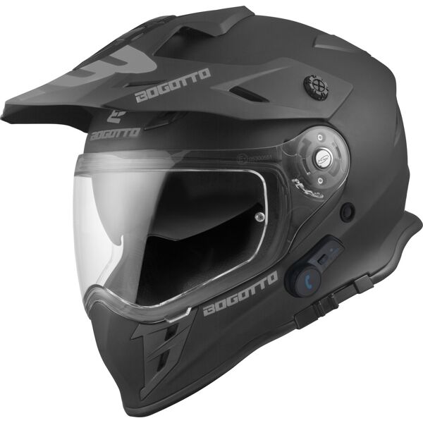 bogotto h331 bt bluetooth casco enduro nero m