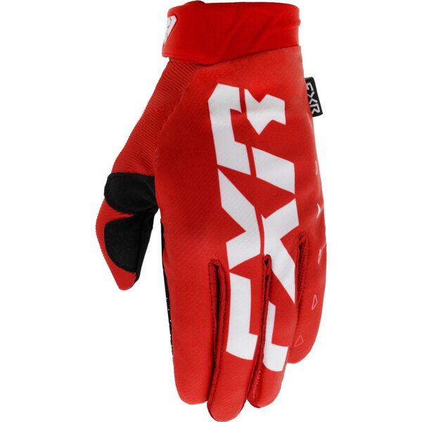 fxr reflex le guanti da motocross nero bianco rosso m