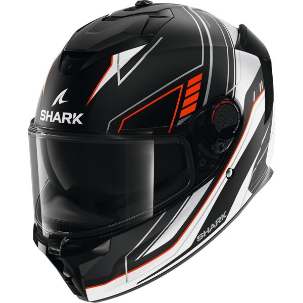 shark spartan gt pro toryan casco nero bianco arancione 2xl