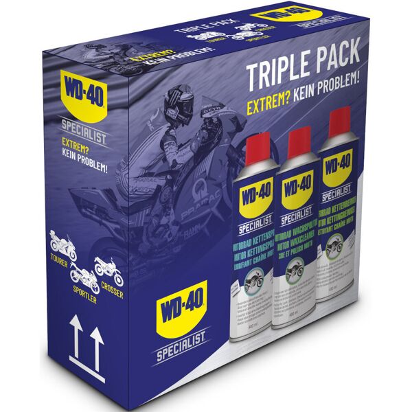 wd-40 specialist pacchetto triplo moto