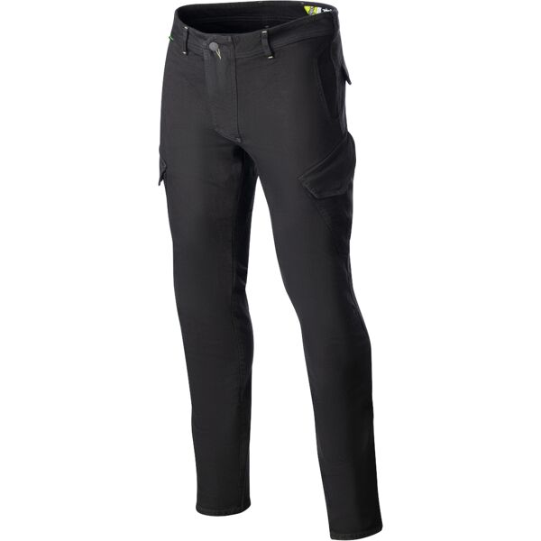 alpinestars caliber slim fit tech pantaloni tessili moto nero 32