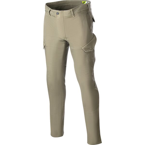 alpinestars caliber slim fit tech pantaloni tessili moto verde 32