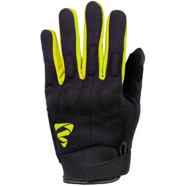 gms rio guanti da moto nero giallo xl