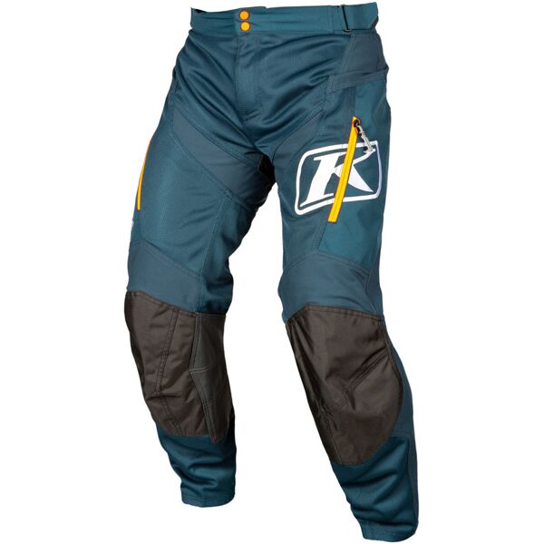 klim mojave in the boot 2023 pantaloni motocross nero blu 32 36