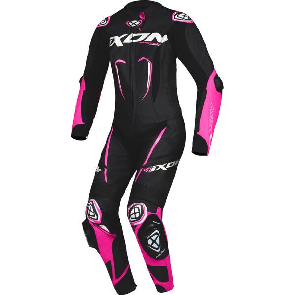 ixon vortex 3 tuta in pelle moto 1 pezzo da donna nero rosa l