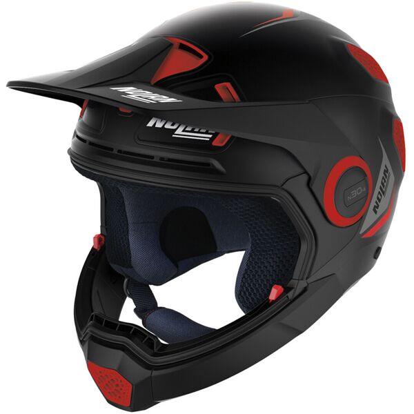 nolan n30-4 xp inception casco nero rosso m