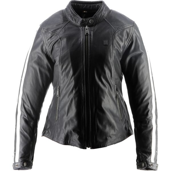 helstons victoria giacca di pelle moto da donna nero 2xl