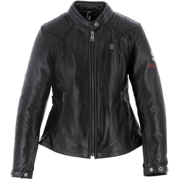 helstons emilia giacca di pelle moto da donna nero m