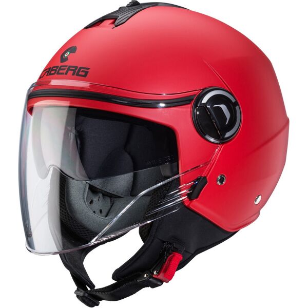 caberg riviera v4 x casco jet rosso 2xl