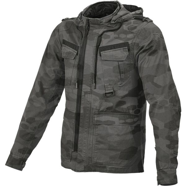 macna combat camo giacca tessile moto multicolore xl