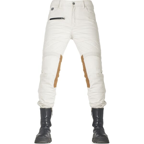 fuel sergeant 2 pantaloni tessili moto da donna bianco xs